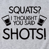 T-shirt décontracté à manches courtes pour femmes Squares I Thought