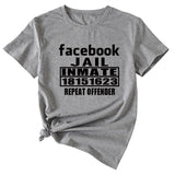 Englische Buchstaben Facebook Jalt Immate Rundhals Kurzarm