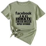 Englische Buchstaben Facebook Jalt Immate Rundhals Kurzarm