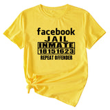Englische Buchstaben Facebook Jalt Immate Rundhals Kurzarm