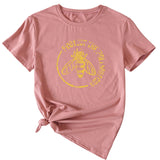 Bee Protect The Pollinators Pattern Short Sleeved T-shirt