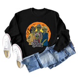 Pull à manches longues et col rond imprimé Golden Ghouls pour fille