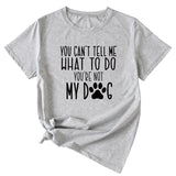 Damen T-Shirt mit Rundhalsausschnitt und kurzen Ärmeln