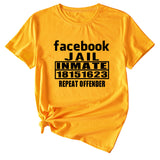 Englische Buchstaben Facebook Jalt Immate Rundhals Kurzarm