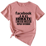 Englische Buchstaben Facebook Jalt Immate Rundhals Kurzarm