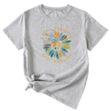 Fashion I GOT A PEACEFUL EASY Fun Pattern Short Sleeve T-shirt