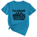 Englische Buchstaben Facebook Jalt Immate Rundhals Kurzarm
