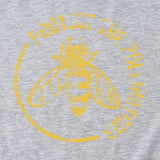 Bee Protect The Pollinators Pattern Short Sleeved T-shirt