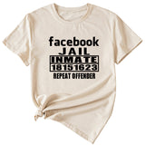 Englische Buchstaben Facebook Jalt Immate Rundhals Kurzarm