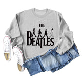 THE BEATLES CREWNECK LOOSE BOTTOMED LONG-SLEEVED SWEATSHIRT
