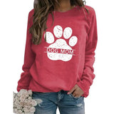 Sweat-shirt chien maman femme, chemise d'amour Animal