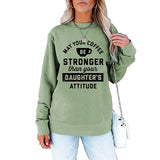 Damen Sweatshirt mit V-Ausschnitt