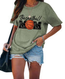 Women Basketball Mom Tshirt Tees Tops