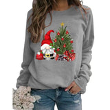 Merry Christmas Sweatshirt for Women Cute Gnomies Shirt