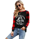 Women Tell Me What You Really Want Christmas Shirt Buffalo Plaid Fashion Blouse
