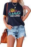 Women Hello Summer Happy Last Day of School Tees Shirt