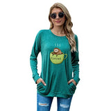 Sloth Shirt for Women Funny Sloth Coffee Blouse with Pockets