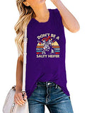 Don't Be a Salty Heifer Tank Top for Women Funny Cow Shirt