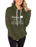 Damen Langarm Wein Hoodie Der Kleber, der diese Shitshow 2020 zusammenhält Sweatshirt