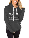 Damen Langarm Wein Hoodie Der Kleber, der diese Shitshow 2020 zusammenhält Sweatshirt
