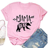 Women Mama Bear T-Shirt Mom Shirt