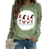 Women Christmas Gnomes Sweatshirt Just Hanging with My Gnomies Shirt