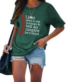 Women I Just Need to Eat Hotdogs and Tell an Umpire He's Blind Baseball Sports Tees Tops