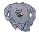 Damen It's a HEI HEI Kind of Day Shirt Langarmbluse mit Grafik