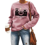 Women Don't Be Negative Sweatshirt Photographer Shirt