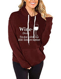 Damen Langarm Wein Hoodie Der Kleber, der diese Shitshow 2020 zusammenhält Sweatshirt