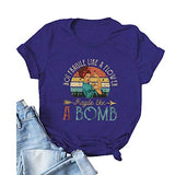 Les femmes ne sont pas fragiles comme une fleur Fragile comme une bombe T-shirt graphique