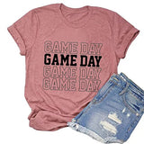 Chemise de jour de match pour femmes, chemise graphique mignonne