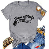 Women Mom of Boys Out Numbered T-Shirt