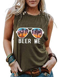 Women Beer Me Tank Top Beer Me Vintage Graphic Shirt