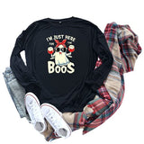 Halloween Beer Shirt Women I'm Just Here for The Boos Blouse