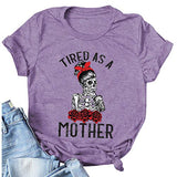 Fatigué comme un T-shirt de mère pour la chemise de vie de maman