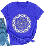 Mandala T-Shirt Bohemian Women Graphic T-Shirt