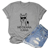 Women No Drama Llama T-Shirt