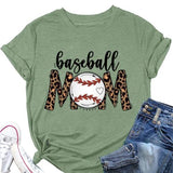 T-shirt de maman de baseball, chemise de maman de baseball pour femmes, chemise fantaisie