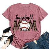 T-shirt de maman de baseball, chemise de maman de baseball pour femmes, chemise fantaisie