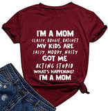 I'm A Mom Classy Bougie Ratchet My Kids are Sassy Moody Nasty T-Shirt for Women