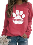 Sweat-shirt chien maman femme, chemise d'amour Animal