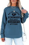 Damen Sweatshirt mit V-Ausschnitt