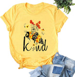 Damen Bee Kind T-Shirt Grafikshirt
