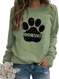 Sweat-shirt chien maman femme, chemise d'amour Animal