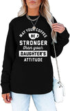 Damen Sweatshirt mit V-Ausschnitt