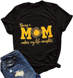 Les femmes étant maman rend ma vie complète T-Shirt maman chemise