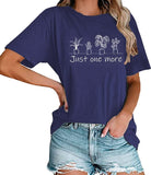 Women Just One More Plant Lover Gift Tees Shirt Tops