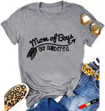 Women Mom of Boys Out Numbered T-Shirt