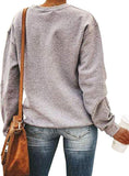 Women Long Sleeve If My Mouth Doesn't Say It My Face Definitely Will Sweatshirt